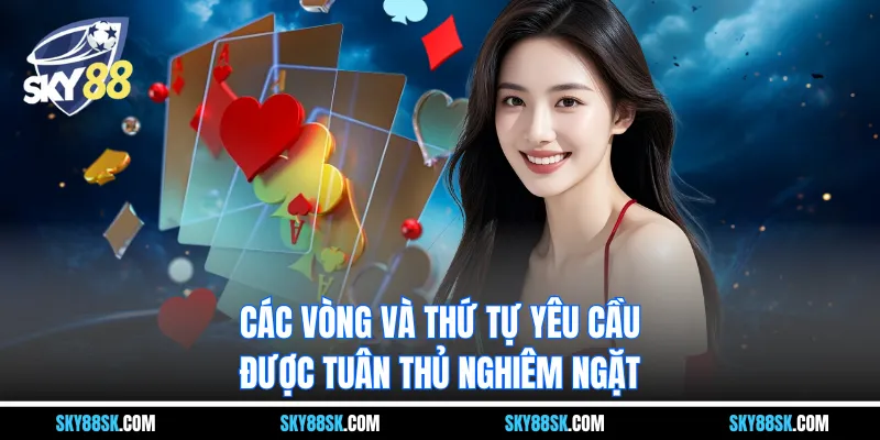 Các vòng và thứ tự yêu cầu được tuân thủ nghiêm ngặt