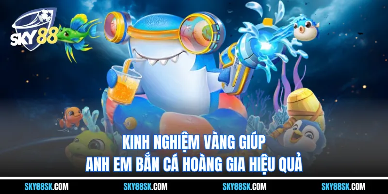 Kinh nghiệm vàng giúp anh em bắn cá hoàng gia hiệu quả