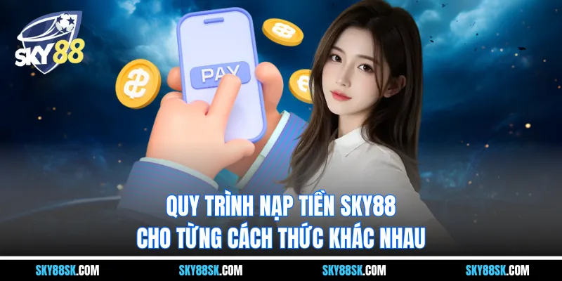 Quy trình nạp tiền Sky88 cho từng cách thức khác nhau